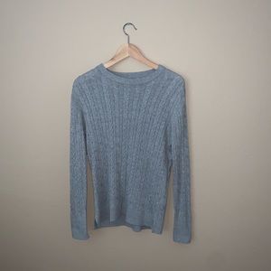 Grey long sleeve sweater